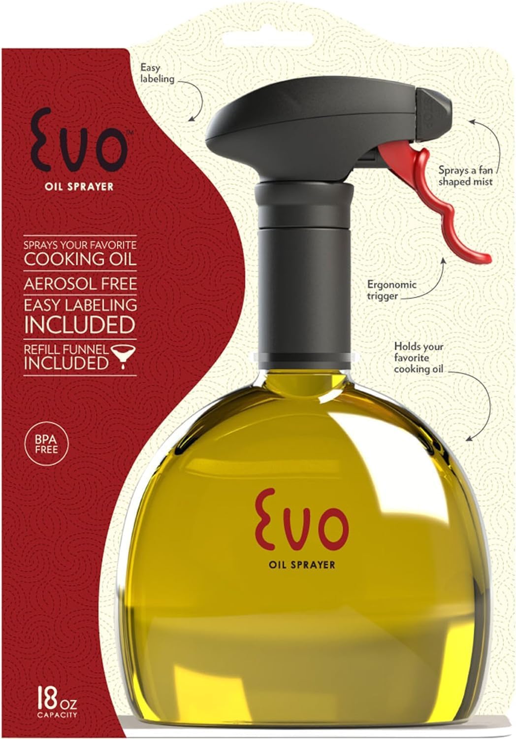 Original, Non-Aerosol for Olive, Cooking Oils, and Vinegars, Green, 24-Ounce Capacity