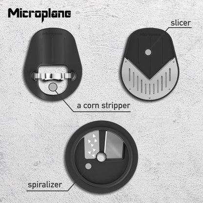3-piece Gourmet Jar Top Collection, Vegetable Spiralizer, Corn Stripper & Peeler, Vegetable Slicer, Stainless Steel Jar Tops, Wide-Mouth Mason Jar Compatible Vegetable Chopper