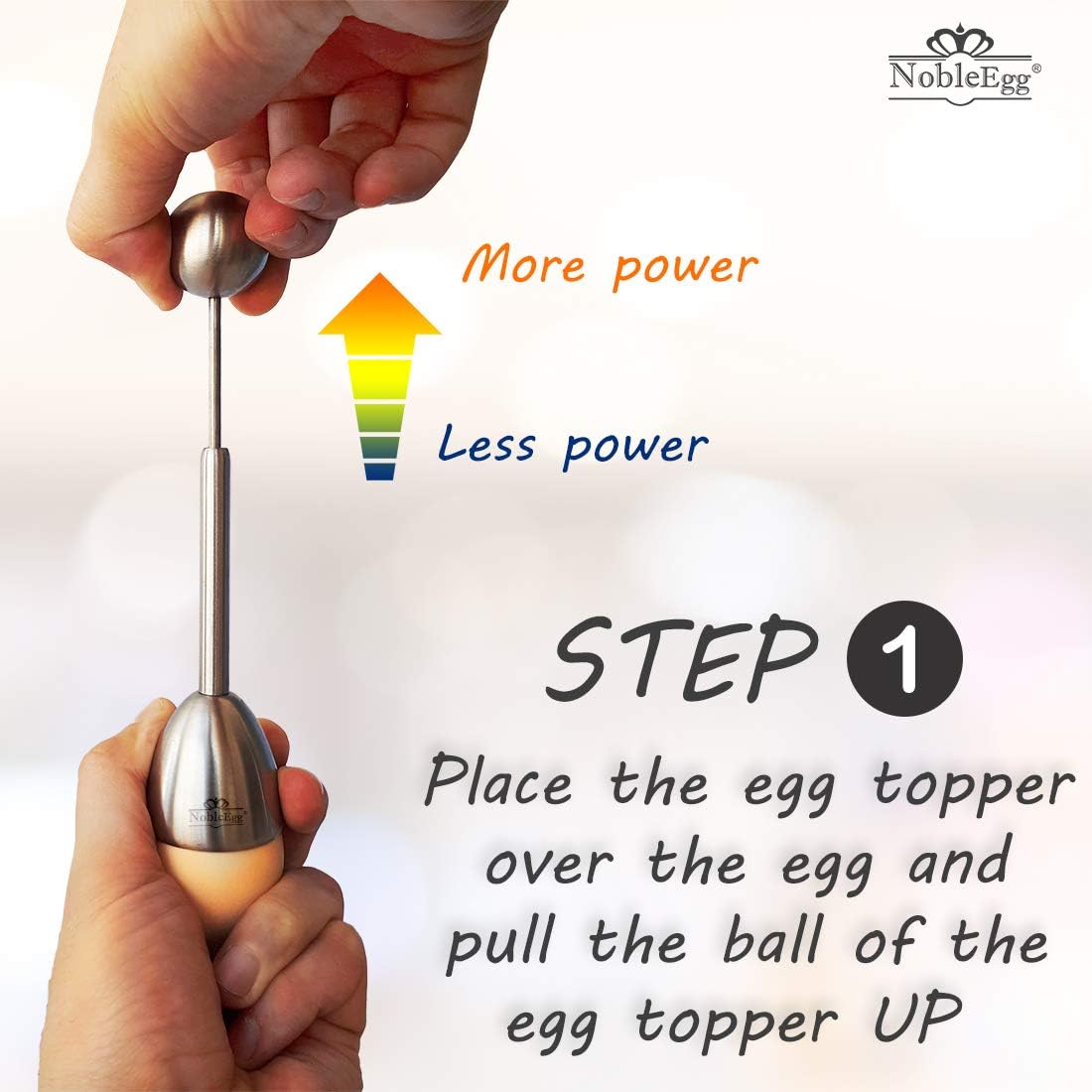 Egg Topper Opener Cracker Tool | Easily Cut and Remove the Top of Soft-Boiled Eggs