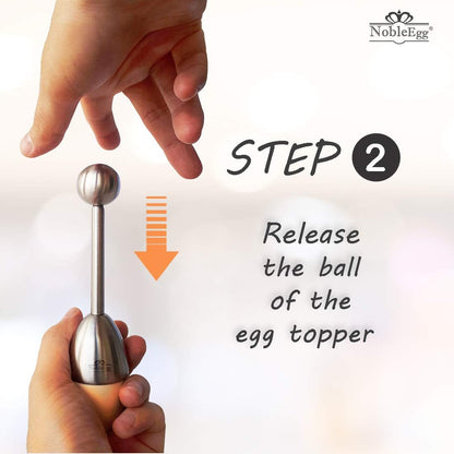 Egg Topper Opener Cracker Tool | Easily Cut and Remove the Top of Soft-Boiled Eggs