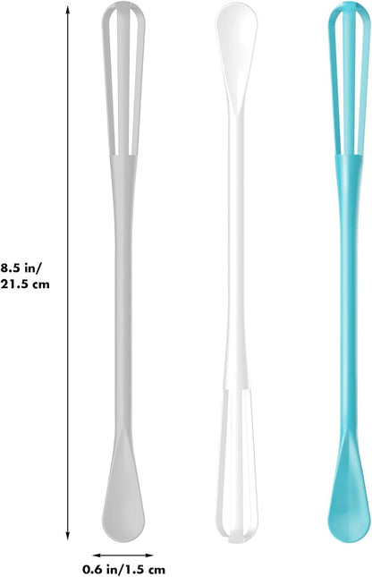 Scandinavian Modern Colors 2-In-1 Mini Whisk and Spoon, Set of 3