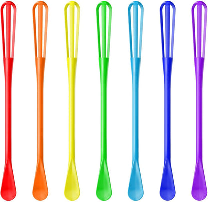 Scandinavian Modern Colors 2-In-1 Mini Whisk and Spoon, Set of 3