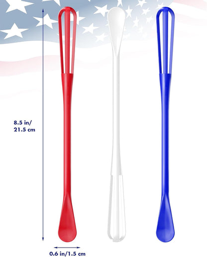 Scandinavian Modern Colors 2-In-1 Mini Whisk and Spoon, Set of 3