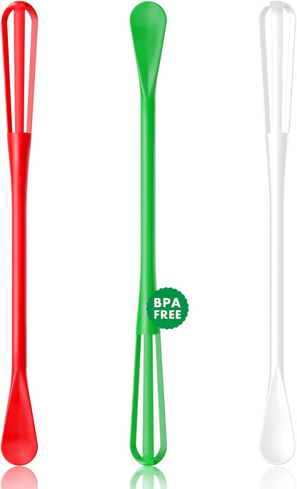 Scandinavian Modern Colors 2-In-1 Mini Whisk and Spoon, Set of 3