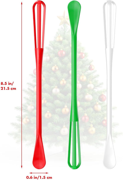 Scandinavian Modern Colors 2-In-1 Mini Whisk and Spoon, Set of 3