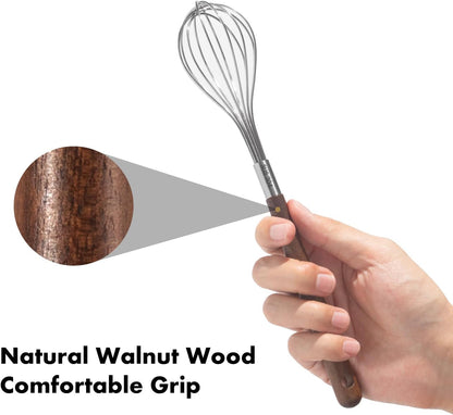Scandinavian Modern Colors 2-In-1 Mini Whisk and Spoon, Set of 3