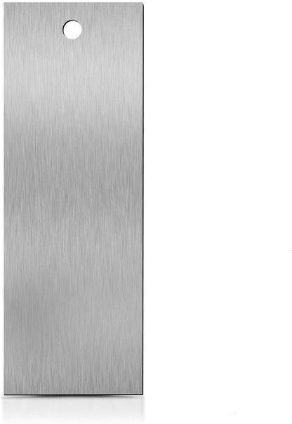 3 Pcs 9 Inch Stainless Steel Cream Cake Scraper Smoother Comb with Double Sides for Decorating Icing Mousse Butter