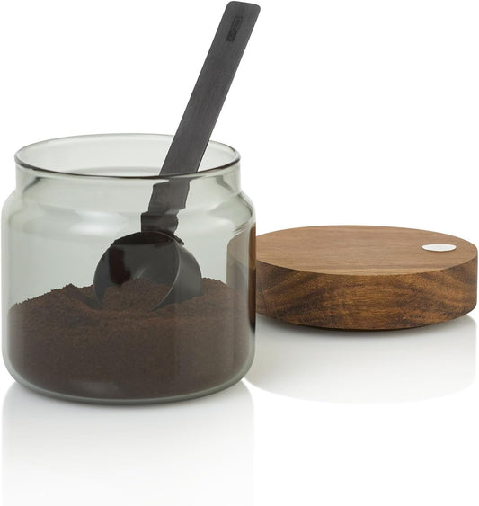 Moro Coffee Measurer, Black, Stainless Steel Measuring Spoon 7g, Precise Coffee Portion Measurement for Ground or Instant Coffee