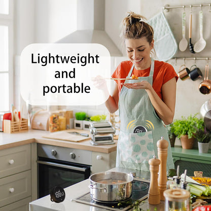 Digital Kitchen Timers, Magnetic Rotary Timer with Large LED Display, 3 Volume Levels, 0-199Min Countdown/Up, Easy Operation for Cooking, Studying, Fitness, Kids & Seniors