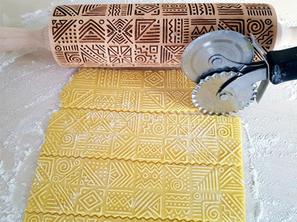 HEARTS EMBOSSING ROLLING PIN WOODEN ROLLING PIN for EMBOSSED COOKIES with LOVE HEARTS