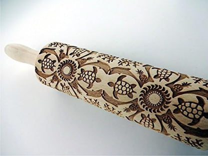 HEARTS EMBOSSING ROLLING PIN WOODEN ROLLING PIN for EMBOSSED COOKIES with LOVE HEARTS