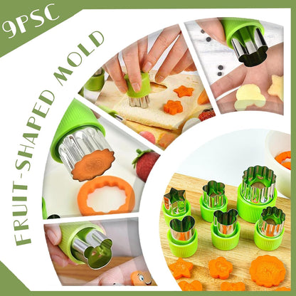 Stainless Steel Vegetable Fruit Cutters Shaper Kit