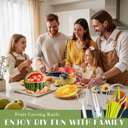Stainless Steel Vegetable Fruit Cutters Shaper Kit
