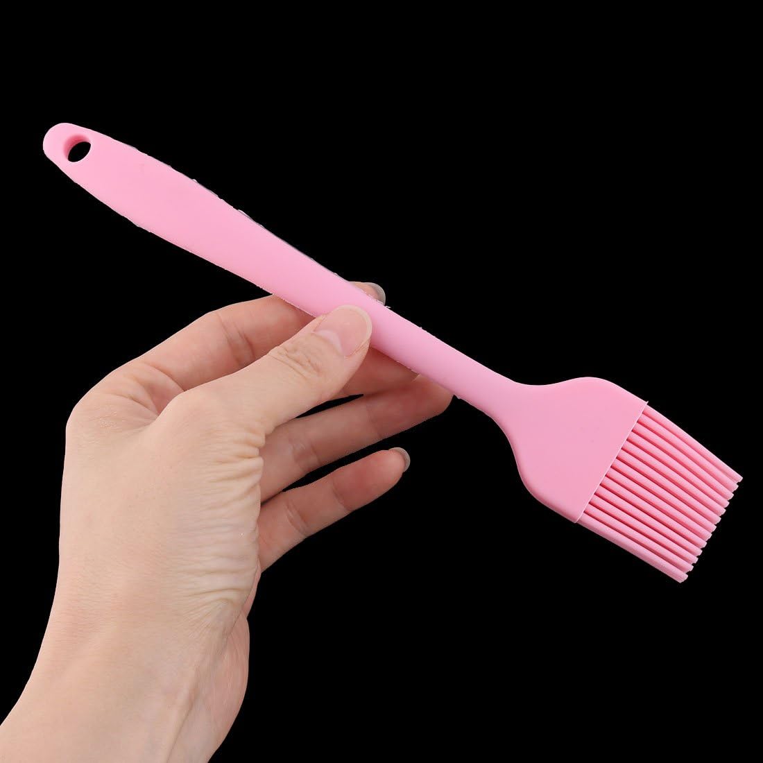 Silicone Family Bakery Cookie Cake Baking Tool Cream Butter Pastry Brush Pink