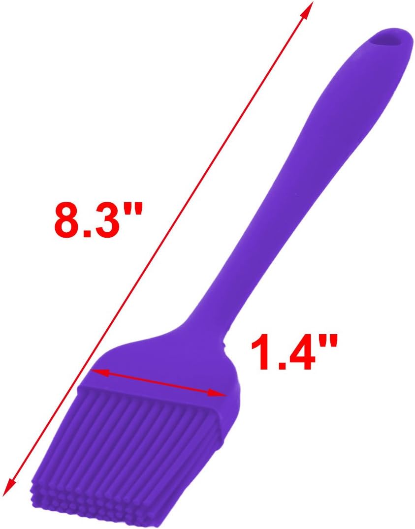 Silicone Family Bakery Cookie Cake Baking Tool Cream Butter Pastry Brush Pink