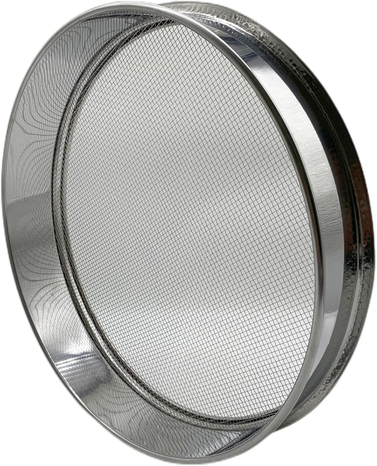 Soil Sieve for Garen -12 inches Soil Sifter for Rocks Compost-Sifting pan (1/8”Mesh Screen)