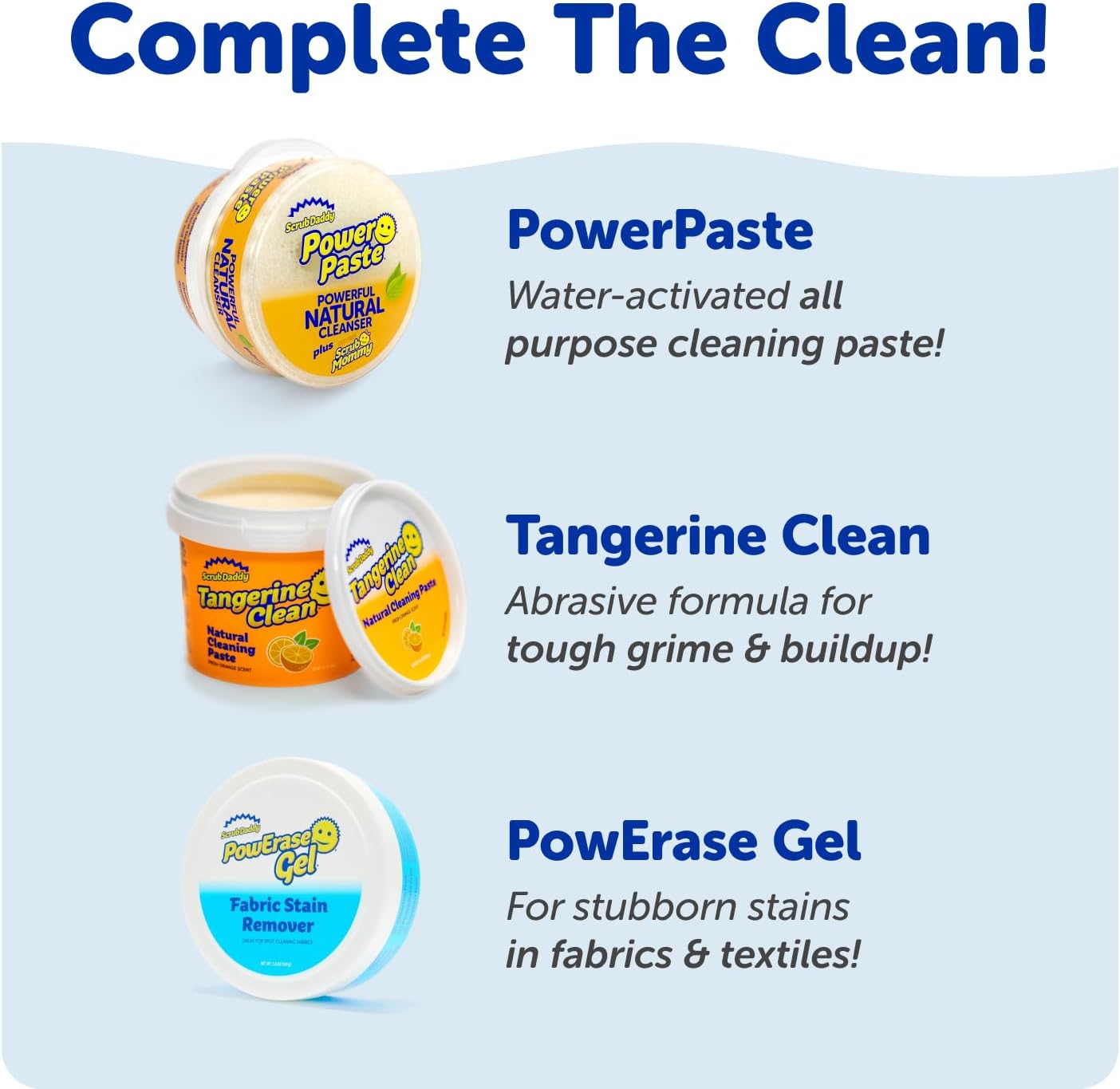 6 Kitchen Sponges & 1 Daddy Caddy Dish Sponge Holder - BPA Free & Made with Polymer Foam - Stain & Odor Resistant, Scratch-Free Multipurpose Scrubbers
