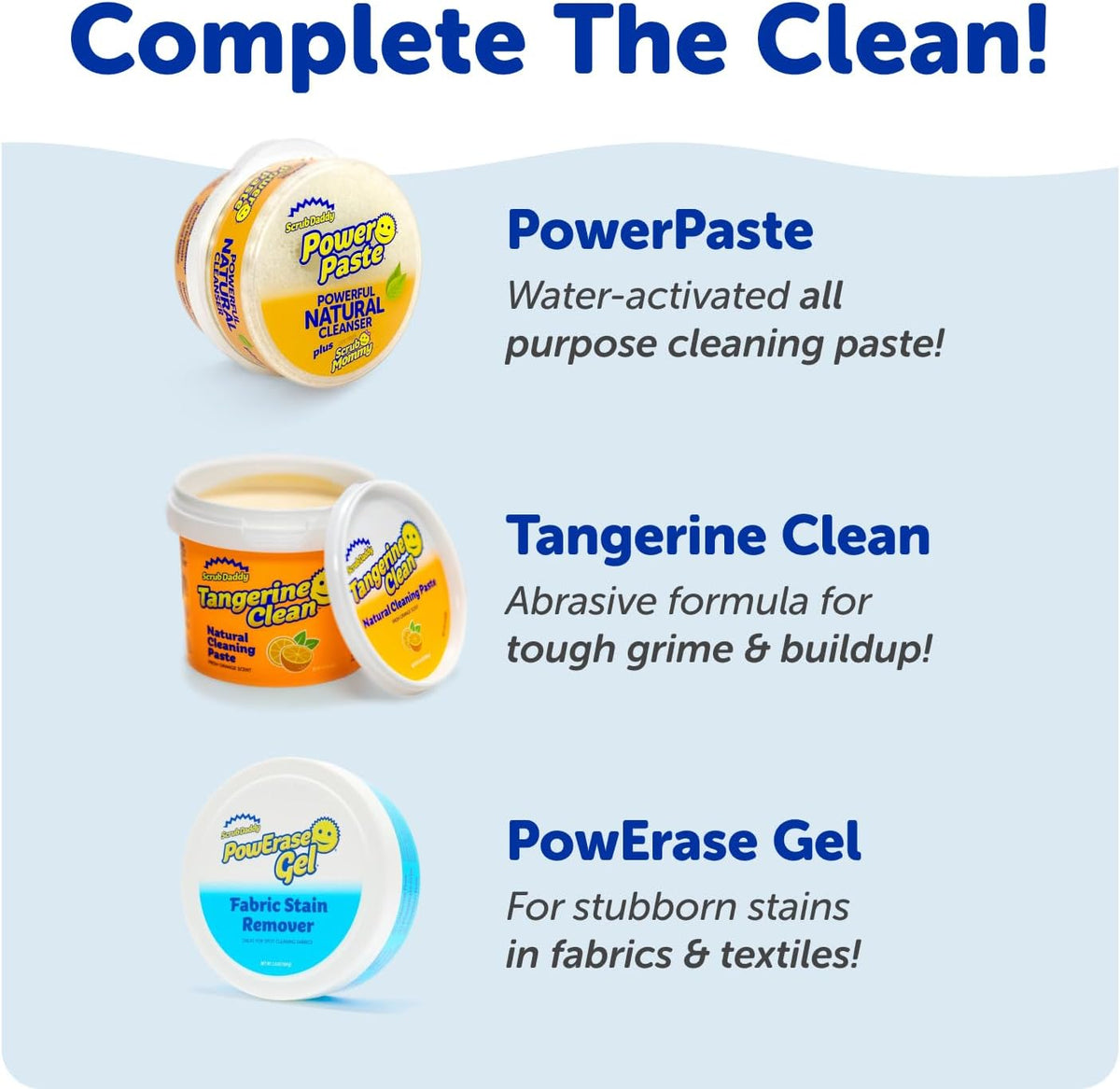 6 Kitchen Sponges & 1 Daddy Caddy Dish Sponge Holder - BPA Free & Made with Polymer Foam - Stain & Odor Resistant, Scratch-Free Multipurpose Scrubbers