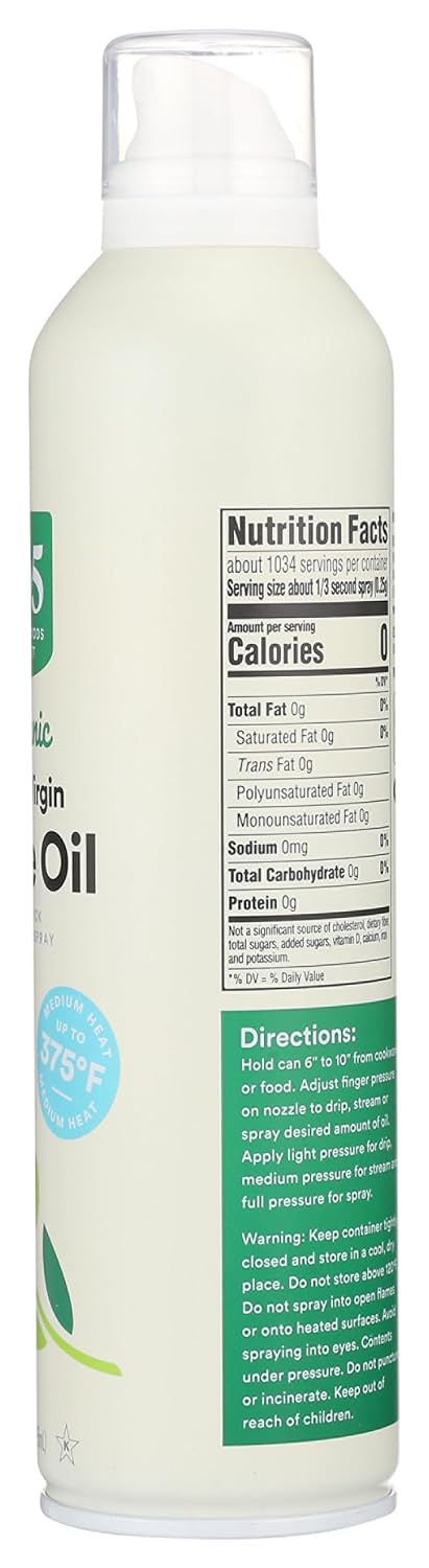 Organic Extra Virgin Olive Oil Spray Value, 10 FZ