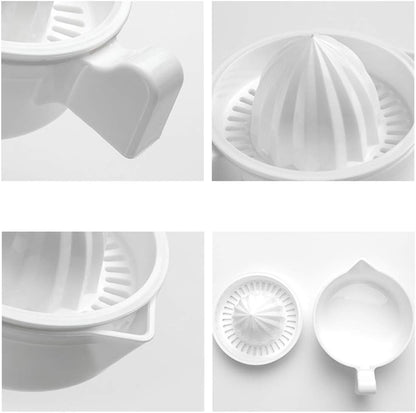 Plastic Double Layer Manual Citrus Juicer Orange Lemon Fruit Glass Scale Beaker Coffee Cup Kitchen Supplies Drinkware Mug Glass Cups Set