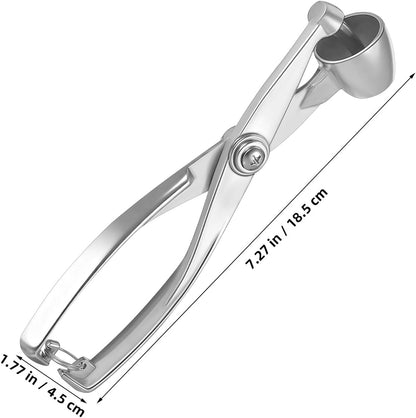 Heavy Duty Stainless Steel Cherry Pitter and Olive Remover Tool Compact Wear-Resistant Metal Corer for Household Date and Cherry Pitting Kitchen Gadget for Fruit and Vegetable Core Removal