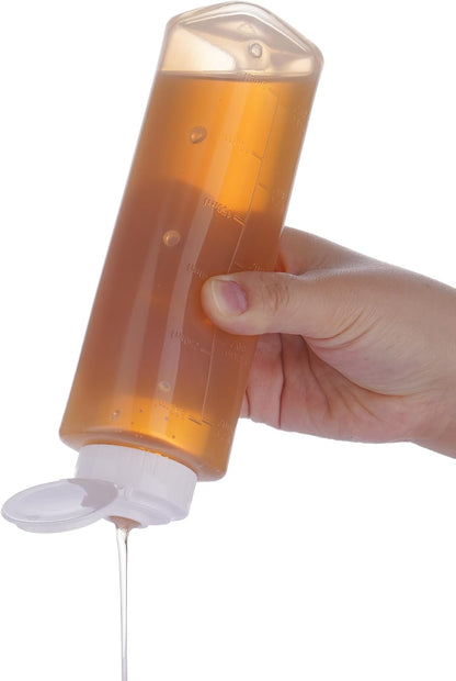 Honey Dispenser No Drip 10oz Squeeze Bottle for Syrup Sauce