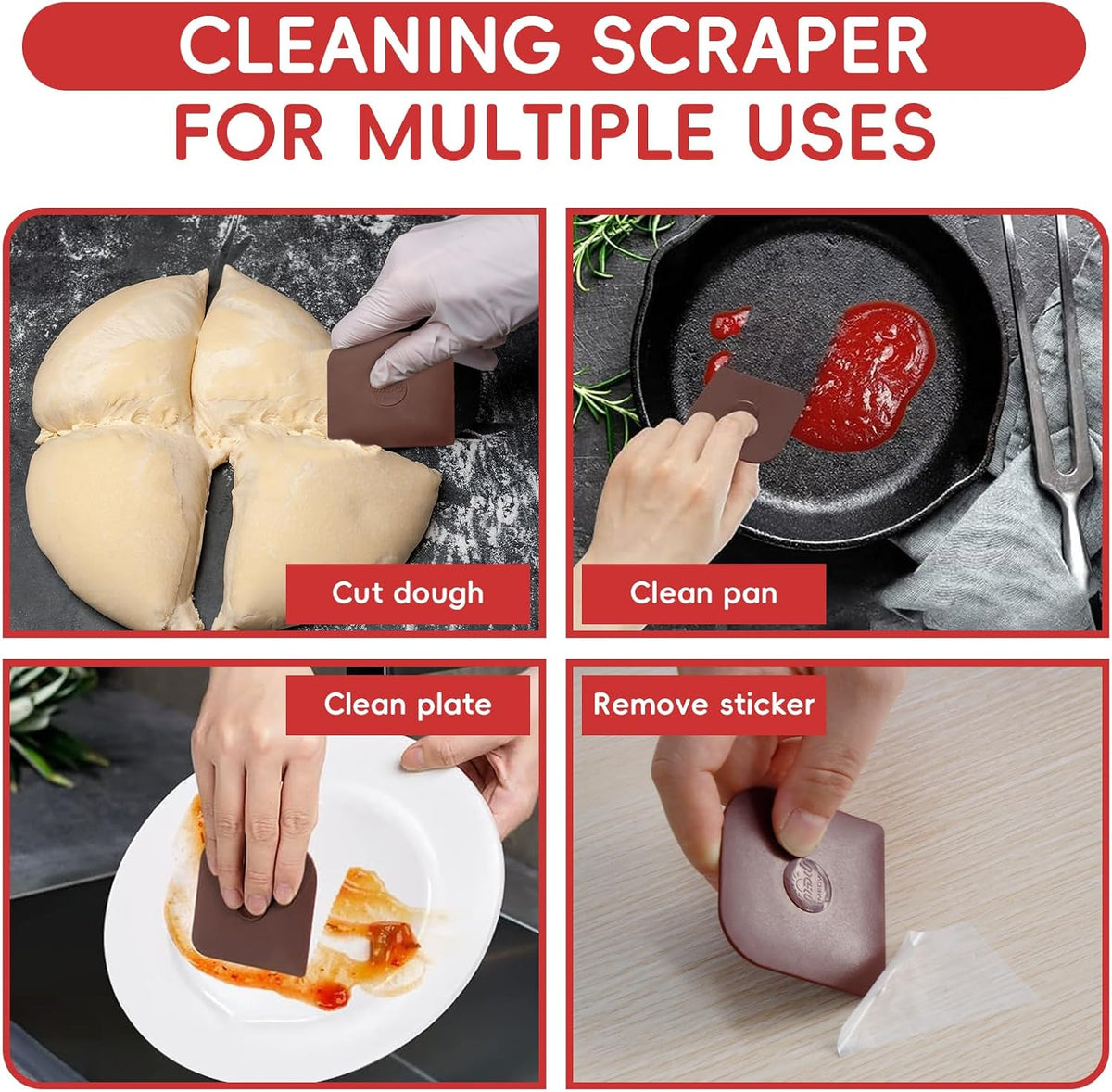 Pan Scraper Tool for Kitchen Pot Scraper