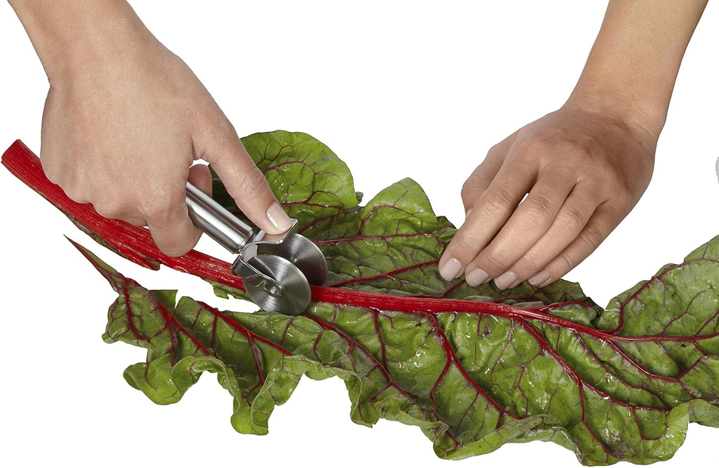 Julienne Peeler with Blade Protector, Stainless Steel Handle