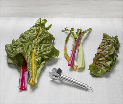 Julienne Peeler with Blade Protector, Stainless Steel Handle