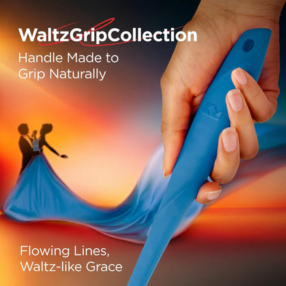 WaltzGrip Platinum Silicone Basting Pastry Brush, Red | Heat-Resistant, For Cooking, Baking, Grilling, Spreading Oil or Butter, Dishwasher-Safe
