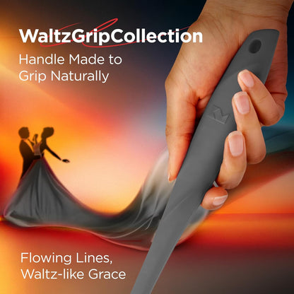 WaltzGrip Platinum Silicone Basting Pastry Brush, Red | Heat-Resistant, For Cooking, Baking, Grilling, Spreading Oil or Butter, Dishwasher-Safe