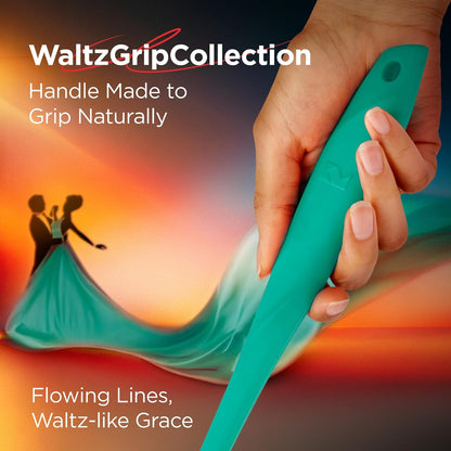 WaltzGrip Platinum Silicone Basting Pastry Brush, Red | Heat-Resistant, For Cooking, Baking, Grilling, Spreading Oil or Butter, Dishwasher-Safe