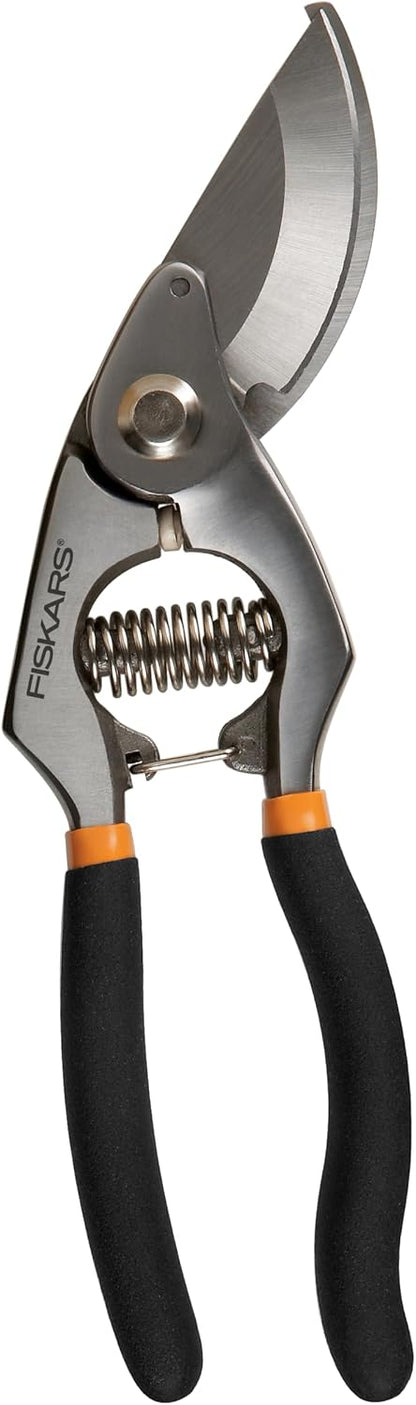 Bypass Pruning Shears, 5/8" Cut Capacity Garden Clippers
