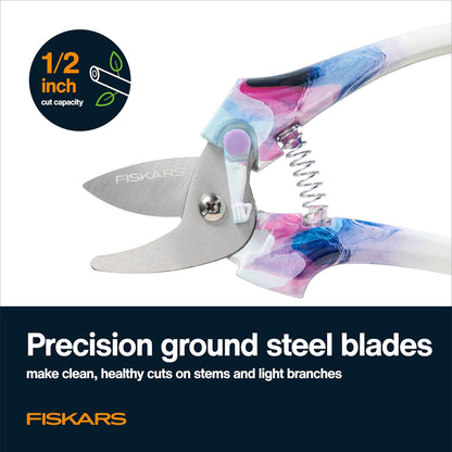 Bypass Pruning Shears, 5/8" Cut Capacity Garden Clippers