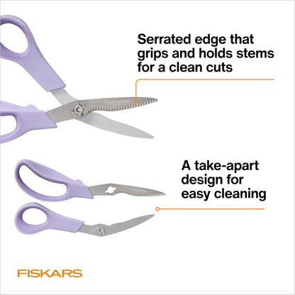 Bypass Pruning Shears, 5/8" Cut Capacity Garden Clippers