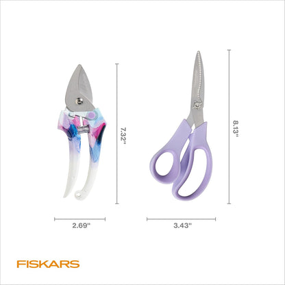 Bypass Pruning Shears, 5/8" Cut Capacity Garden Clippers