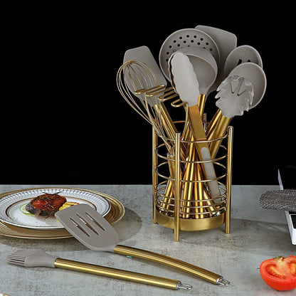 Gold Basting Brush, Non-stick Silicone Kitchen Brush For Cooking With Titanium Gold Plating Handle, Barbeque Brush, Pastry Brush, BBQ Brush, Dishwasher Safe, Easy to Clean