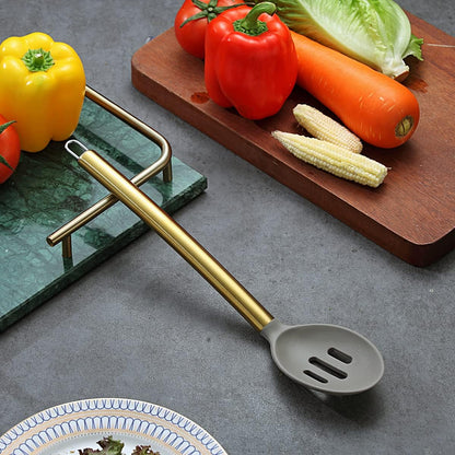 Gold Basting Brush, Non-stick Silicone Kitchen Brush For Cooking With Titanium Gold Plating Handle, Barbeque Brush, Pastry Brush, BBQ Brush, Dishwasher Safe, Easy to Clean