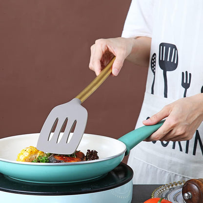 Gold Basting Brush, Non-stick Silicone Kitchen Brush For Cooking With Titanium Gold Plating Handle, Barbeque Brush, Pastry Brush, BBQ Brush, Dishwasher Safe, Easy to Clean