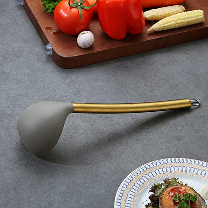 Gold Basting Brush, Non-stick Silicone Kitchen Brush For Cooking With Titanium Gold Plating Handle, Barbeque Brush, Pastry Brush, BBQ Brush, Dishwasher Safe, Easy to Clean