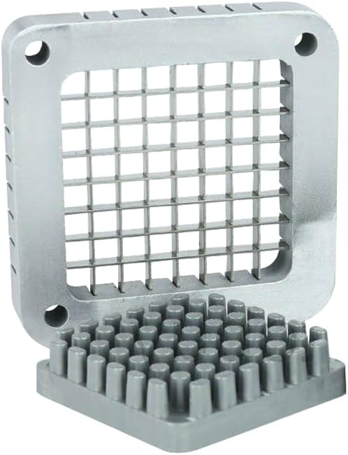 3-Hole 3/8" Cutting Frame Replacement Blade and Pushing Block Kit for French Fry Cutter