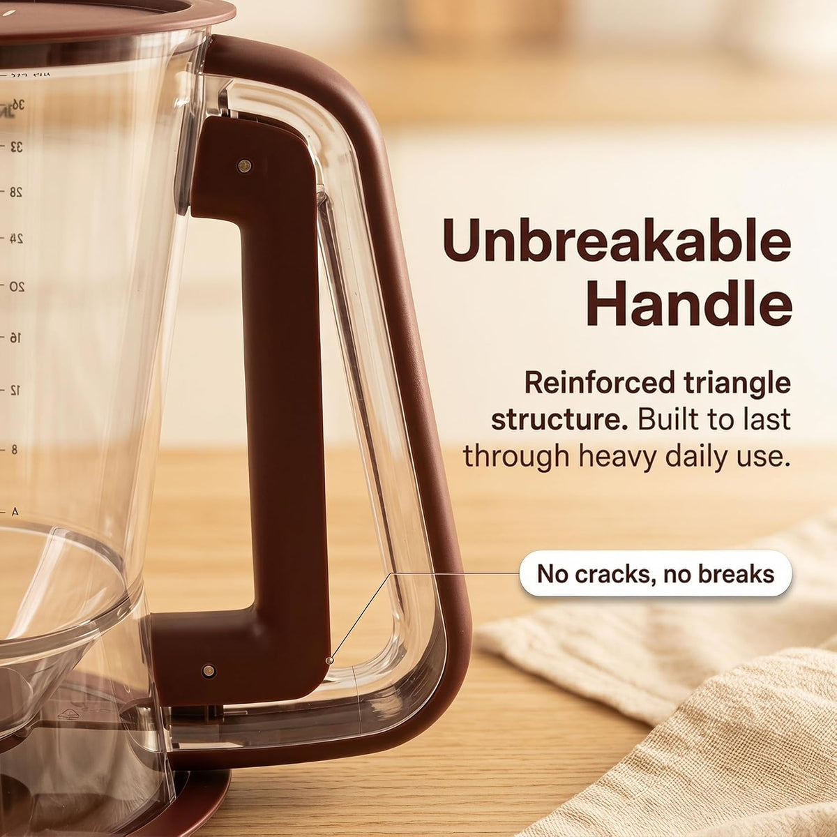 Pancake Batter Dispenser 5 Cup with Sturdy Handle,Batter Separator for Pancakes, Cupcake, Waffle, Muffin Mix, Cake & Crepe Batter pitcher with Squeeze Handle Baking Tools-Black