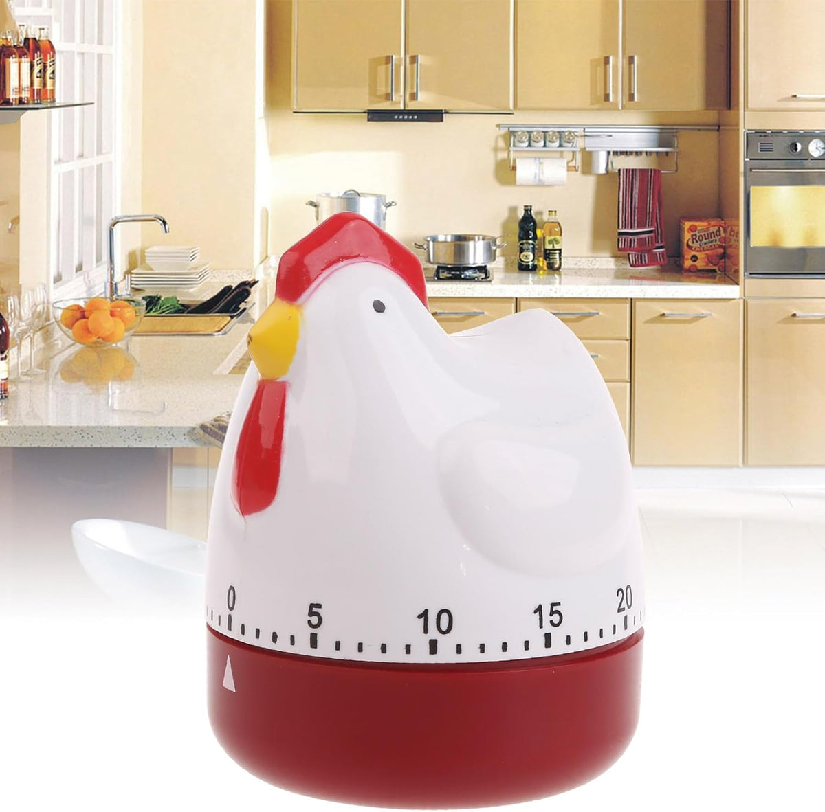 Cute Hen Kitchen Cooking Timer Mechanical Countdown Clock Alarm Reminder F Kitchen Timer Led