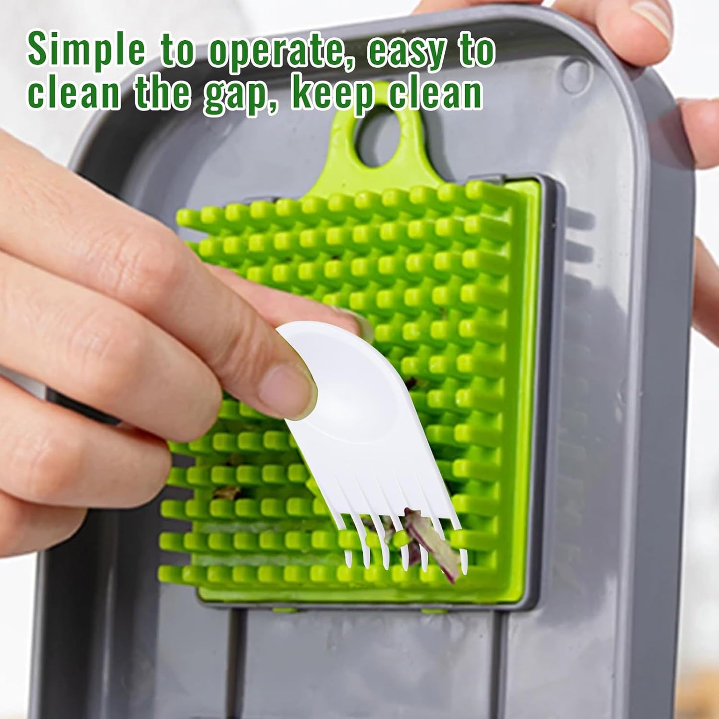 4pcs Vegetable Chopper Cleaning Tools Fork, Onion Chopper Tool, Salad Chopper Tool Vegetable Chopper Cleaner Comb for Most Chop Wizard Vegetable Chopper