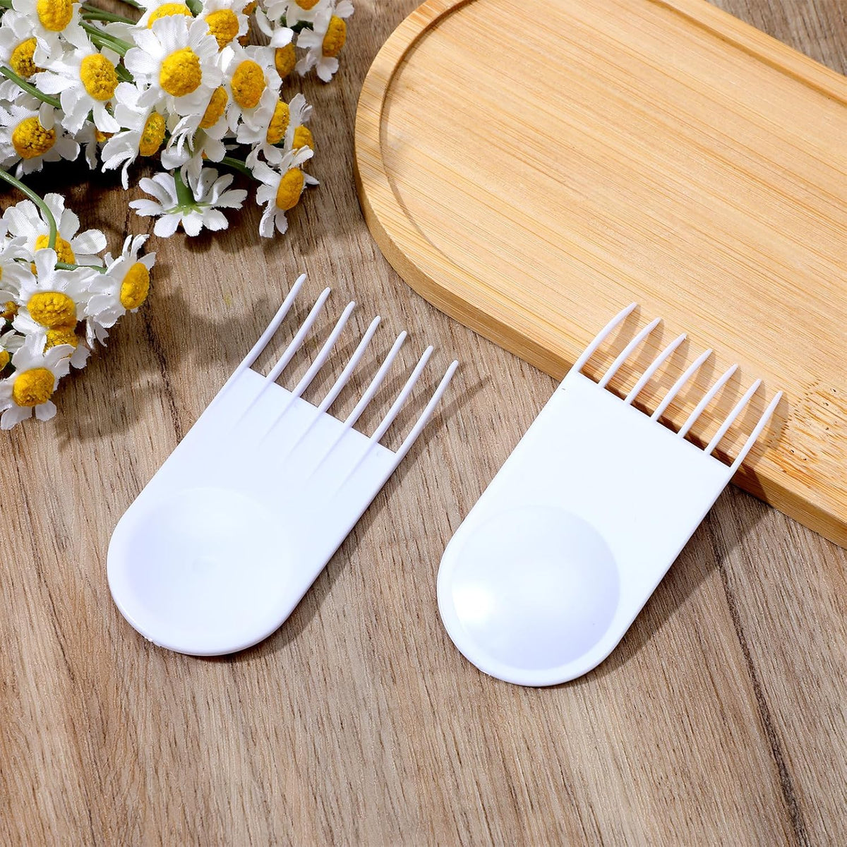 4pcs Vegetable Chopper Cleaning Tools Fork, Onion Chopper Tool, Salad Chopper Tool Vegetable Chopper Cleaner Comb for Most Chop Wizard Vegetable Chopper