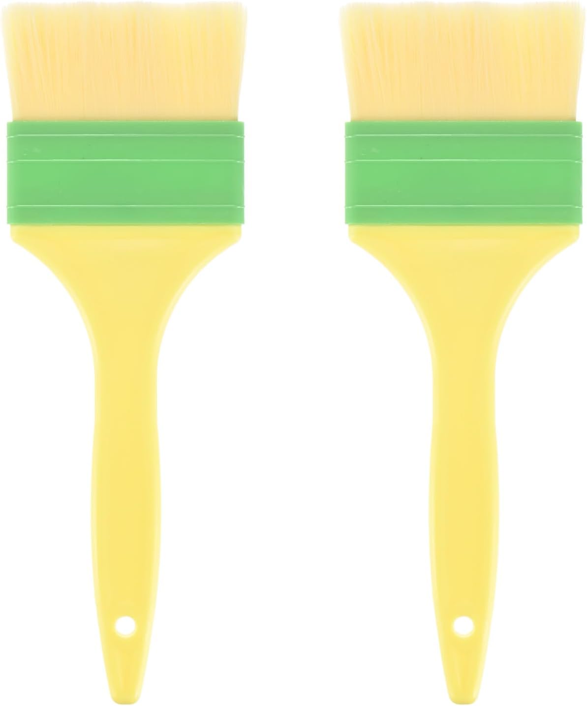 2-Pack Pastry Brush, Soft Basting Baking BBQ Oil Brush for Cooking/Barbecue/Kitchen [3"]