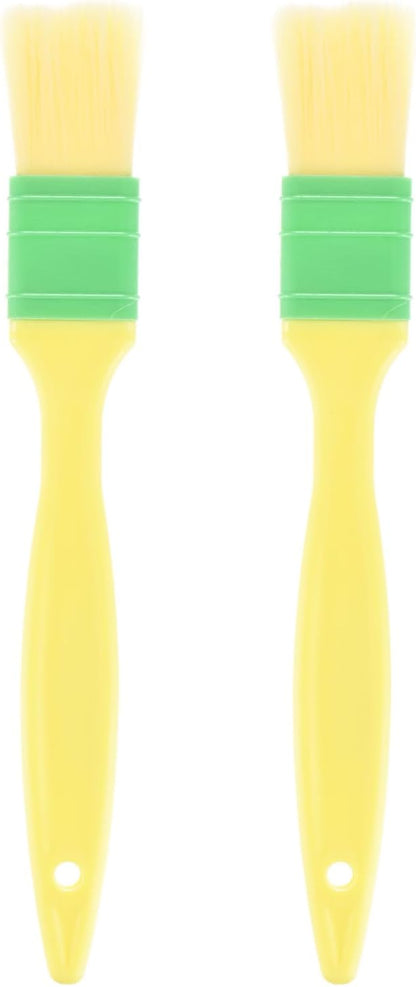 2-Pack Pastry Brush, Soft Basting Baking BBQ Oil Brush for Cooking/Barbecue/Kitchen [3"]