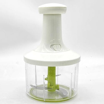 Kitchen Hand Food Processor Manual Food Chopper Vegetable Chopper Hand Pressed Onion Chopper for Onions, Garlic, Nuts, Fruits