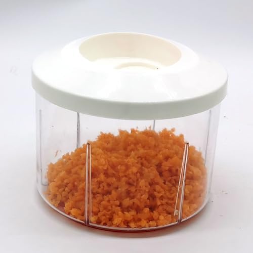 Kitchen Hand Food Processor Manual Food Chopper Vegetable Chopper Hand Pressed Onion Chopper for Onions, Garlic, Nuts, Fruits