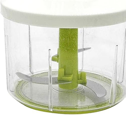 Kitchen Hand Food Processor Manual Food Chopper Vegetable Chopper Hand Pressed Onion Chopper for Onions, Garlic, Nuts, Fruits